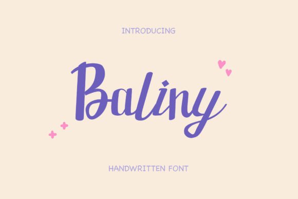 Baliny: Where Handwritten Charm Meets Modern Design