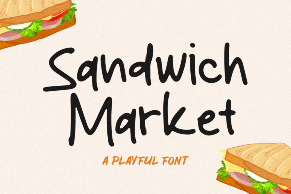 Discover the Sandwich Market Handwritten Script Font