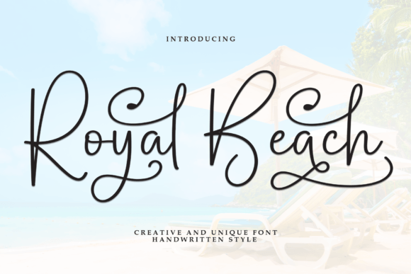 Royal Beach: A Handwritten Font for Timeless Designs
