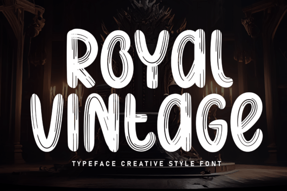 Royal Vintage: A Bold Handwritten Font with Timeless Appeal