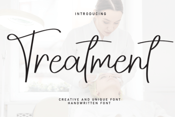 Treatment: A Magical Script Font for Creative Projects